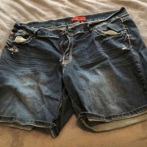 Jean shorts/worn twice
